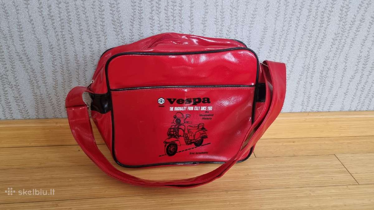 Vespa gerbėjams - krepšys, rankinė, tašė - nuotraukos Nr. 3