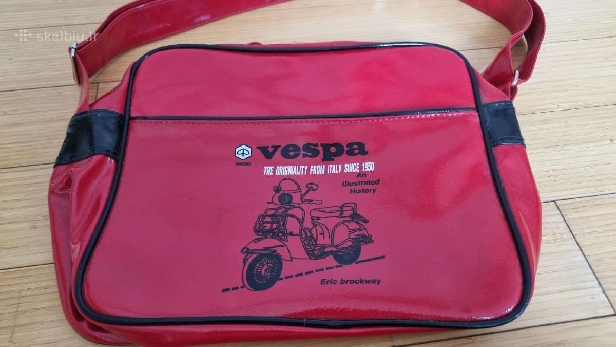Vespa gerbėjams - krepšys, rankinė, tašė - nuotraukos Nr. 7
