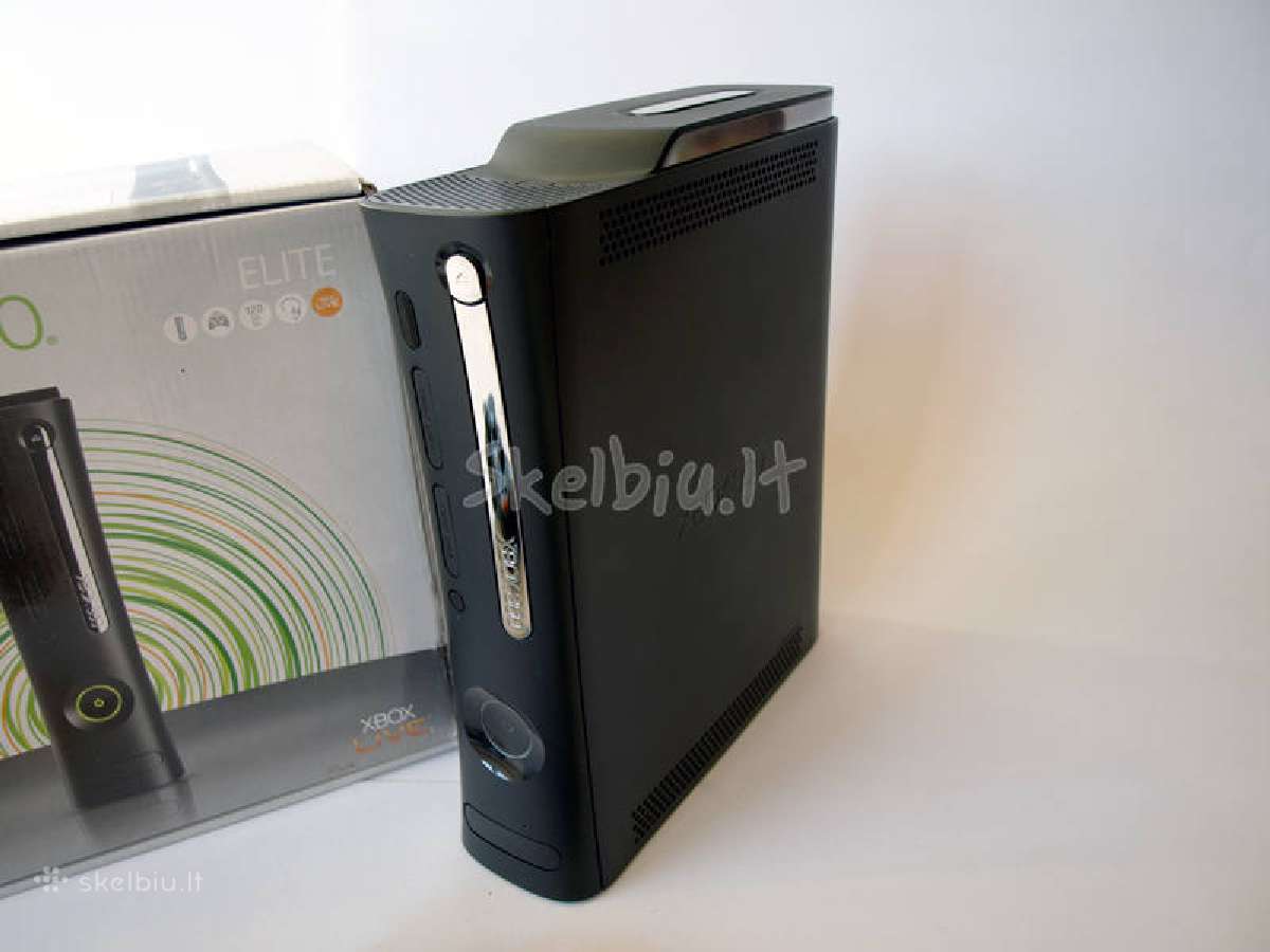 Su garantija xbox 360 elite 500gb rgh 80 žaidimų