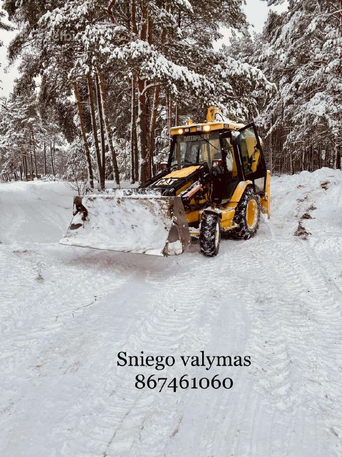 Ratinis Ekskavatorius račiokas krautuvas sniego va - nuotraukos Nr. 4