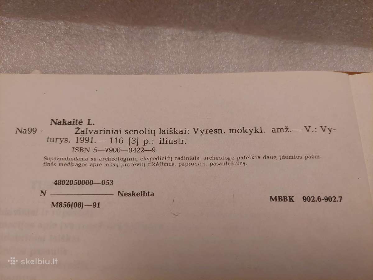Žalvariniai senolių laiškai - nuotraukos Nr. 3