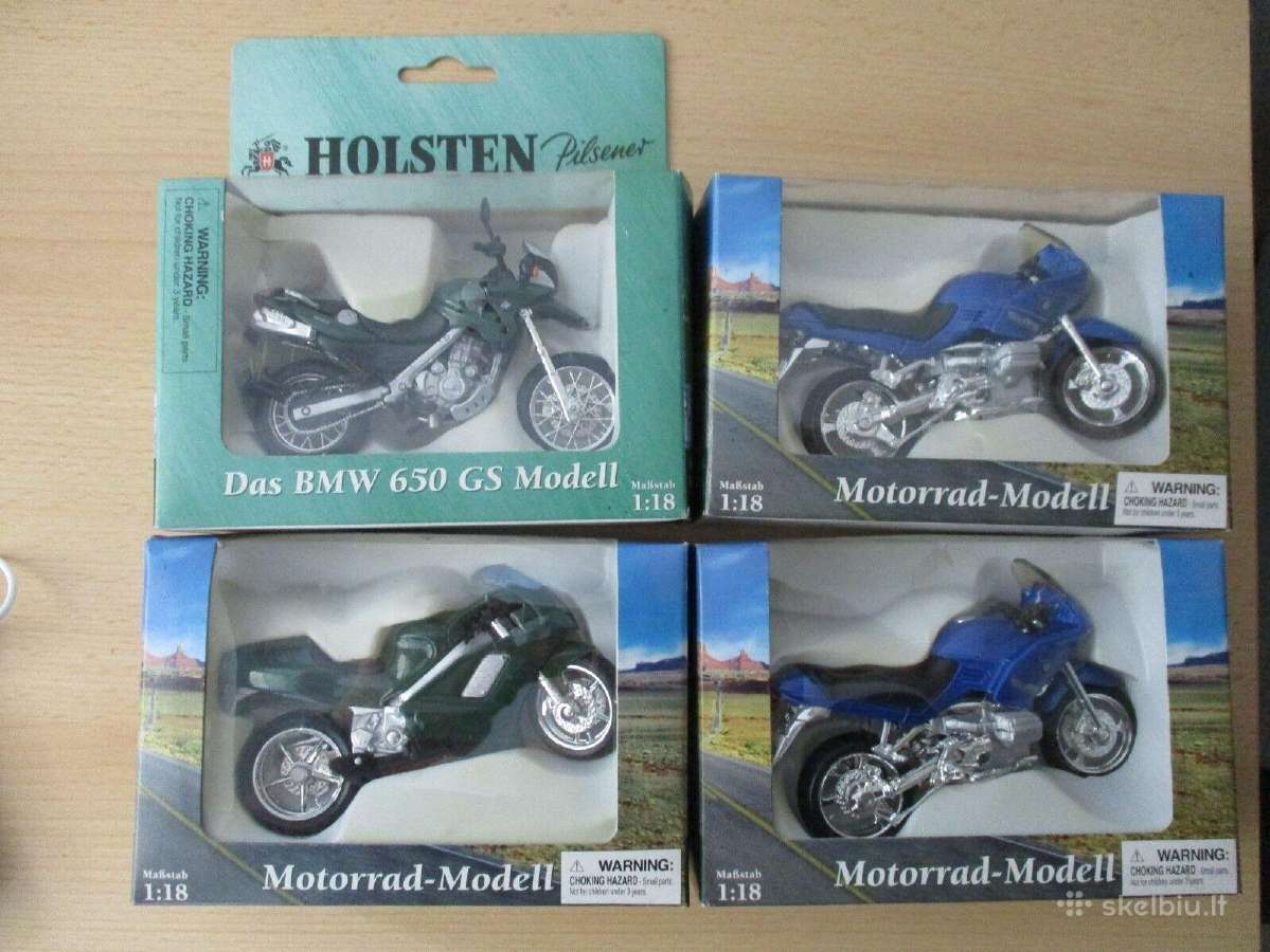 Bmw 650 Gs 1:18 motociklai Honda moto modeliai - nuotraukos Nr. 2