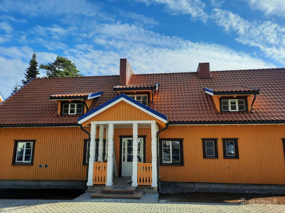Stogas, fasadas, karkasas, skardinimas, terasa. - nuotraukos Nr. 20