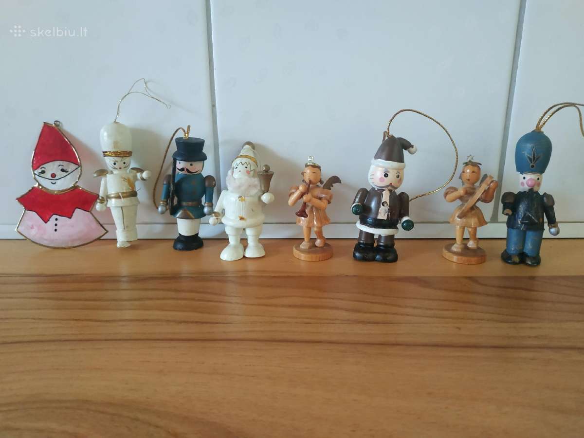 Vokiški mediniai eglutės žaisliukai