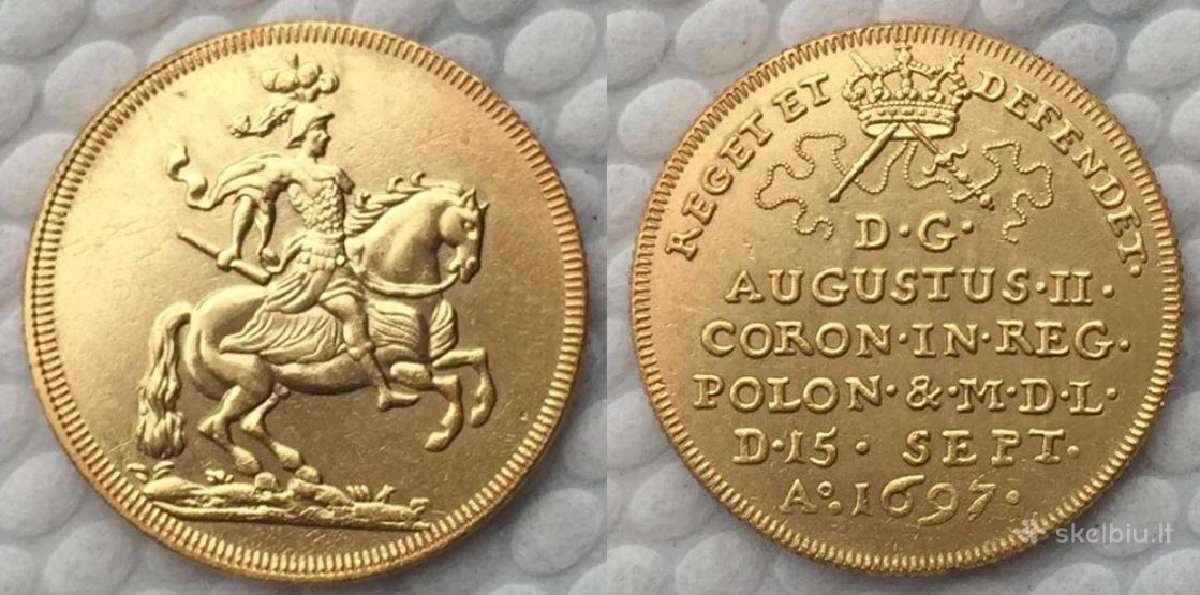 LDK monetų kopijos 'Auksas' - nuotraukos Nr. 6