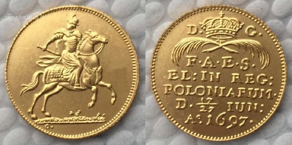 LDK monetų kopijos 'Auksas' - nuotraukos Nr. 9