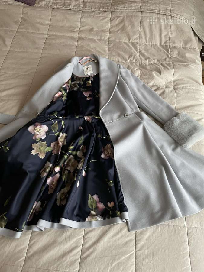 Ted Baker paltukas su kailiniais manzetais - nuotraukos Nr. 2