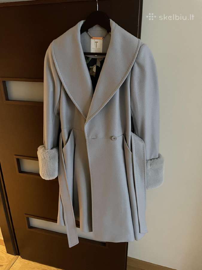 Ted Baker paltukas su kailiniais manzetais - nuotraukos Nr. 3