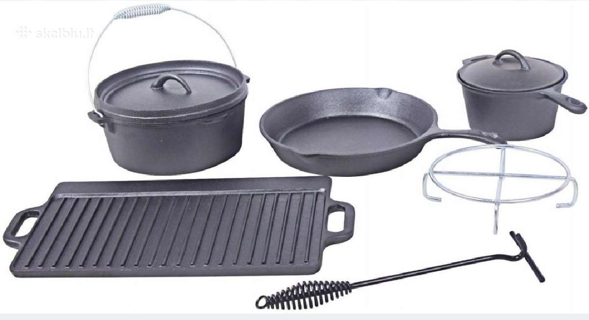 Ketaus grill indų rinkinys