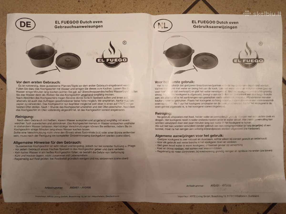 Ketaus grill indų rinkinys - nuotraukos Nr. 7