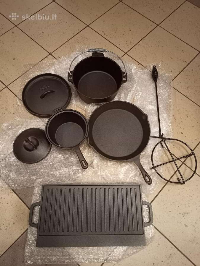 Ketaus grill indų rinkinys - nuotraukos Nr. 2