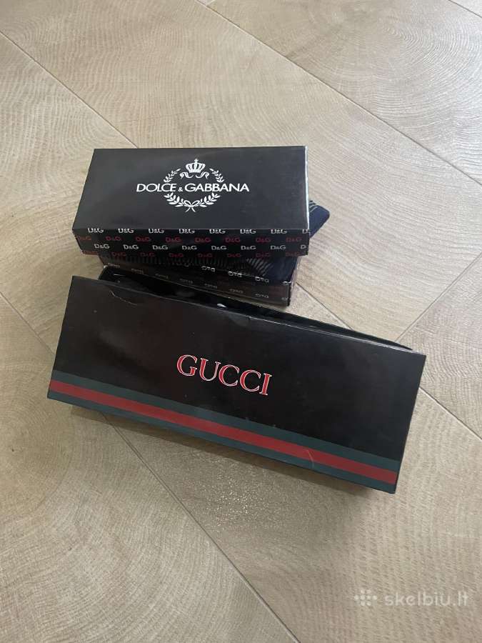 Dior, Gucci, D&g kojines