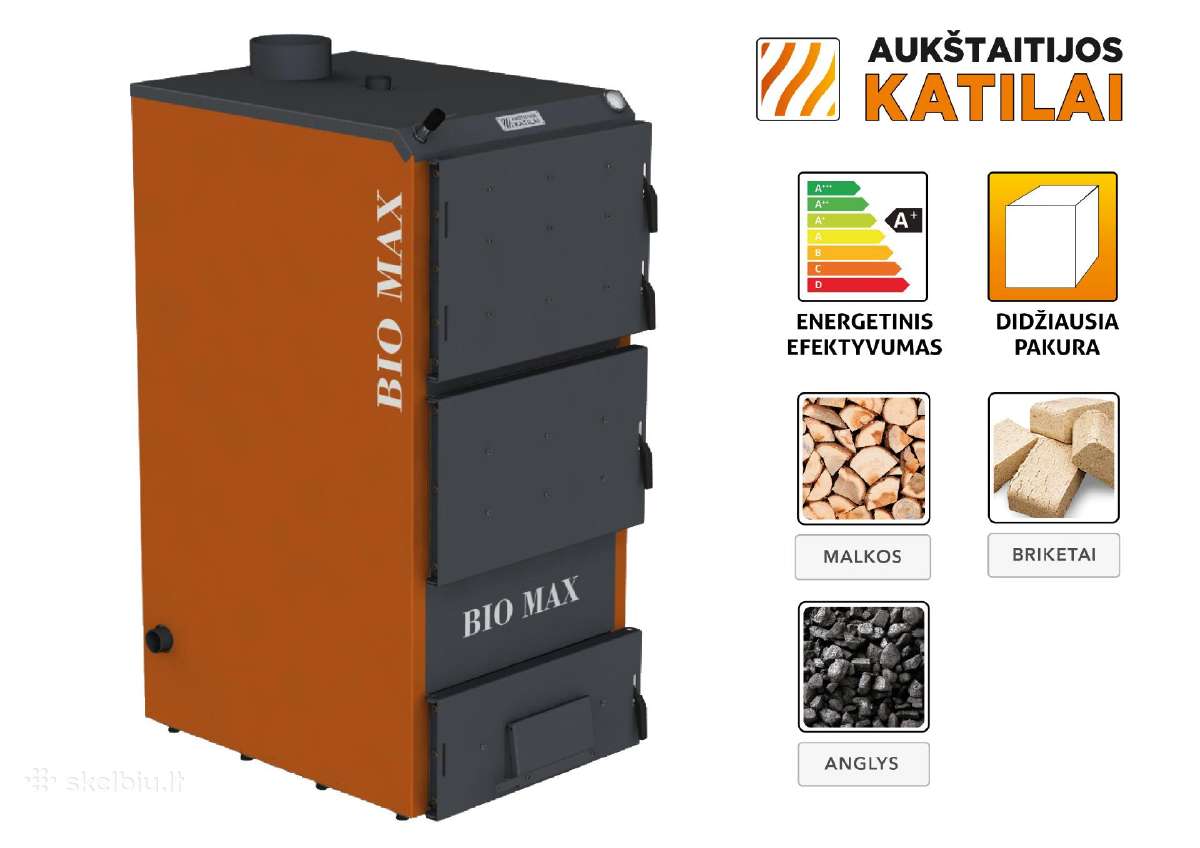Kieto kuro katilai "Biomax" 50kw ,70kw ir 100kw - nuotraukos Nr. 2