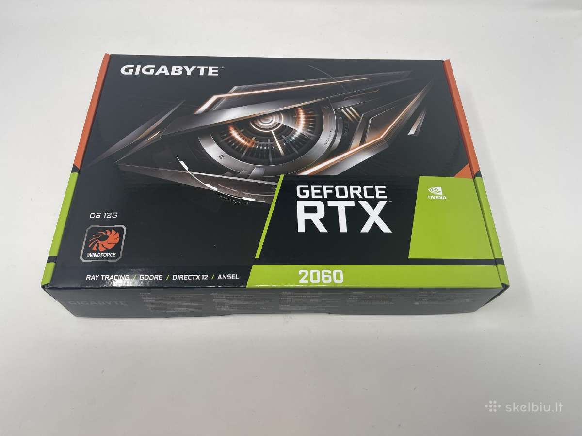 Rtx 2060 12gb 250eur - Skelbiu.lt