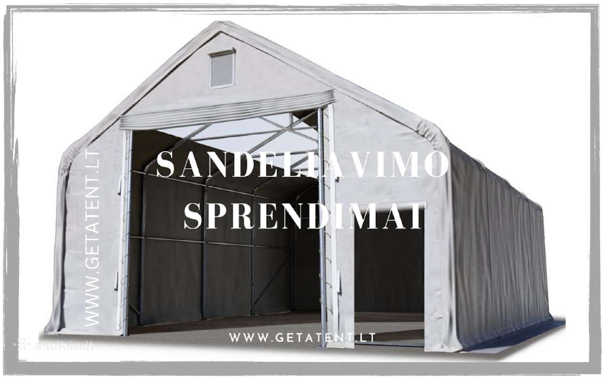 Pramoninės palapinės ir angarai – sandėliavimui