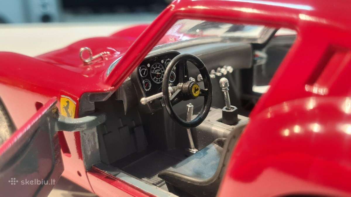 Ferrari Gto 1962 retro vintažinis modeliukas italy - nuotraukos Nr. 2