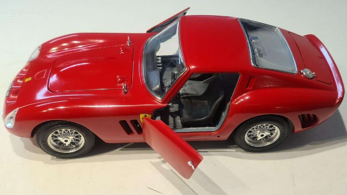 Ferrari Gto 1962 retro vintažinis modeliukas italy - nuotraukos Nr. 3