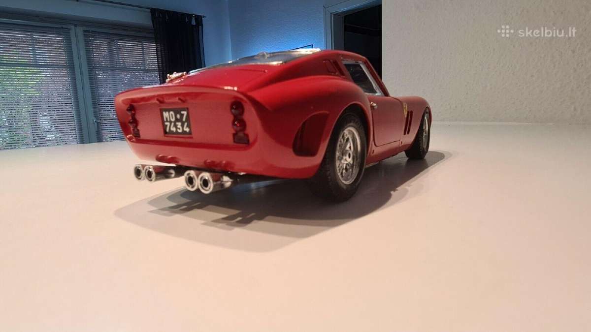 Ferrari Gto 1962 retro vintažinis modeliukas italy - nuotraukos Nr. 6