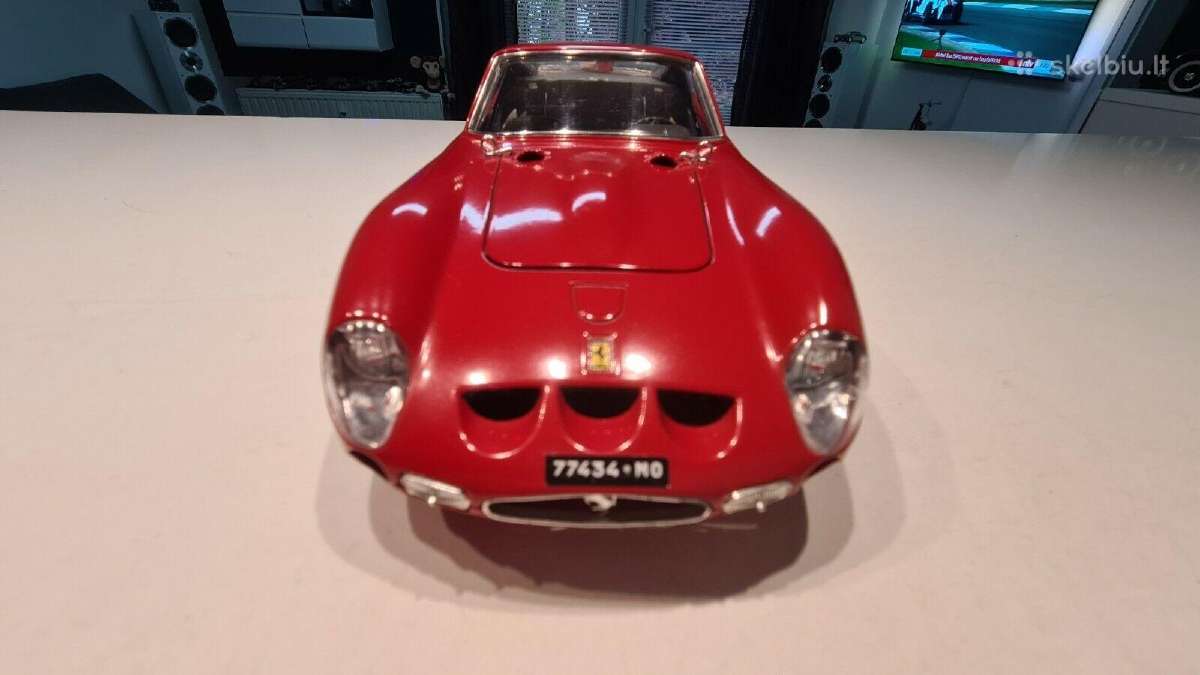 Ferrari Gto 1962 retro vintažinis modeliukas italy - nuotraukos Nr. 7