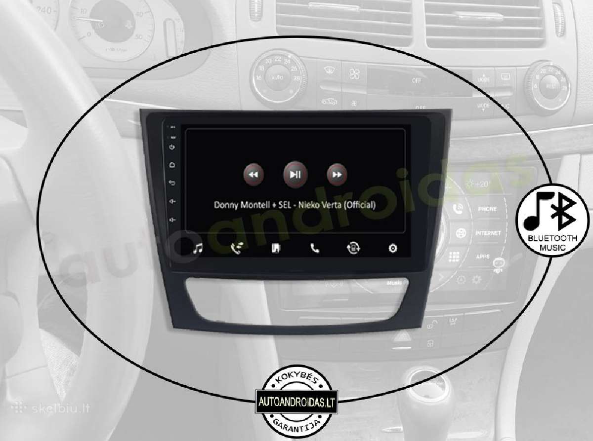 Mercedes W211 2011-21 Android multimedia GPS/WiFi - nuotraukos Nr. 6