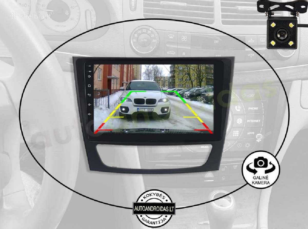 Mercedes W211 2011-21 Android multimedia GPS/WiFi - nuotraukos Nr. 7
