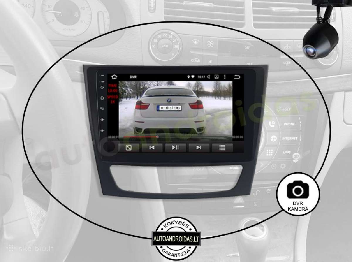 Mercedes W211 2011-21 Android multimedia GPS/WiFi - nuotraukos Nr. 8