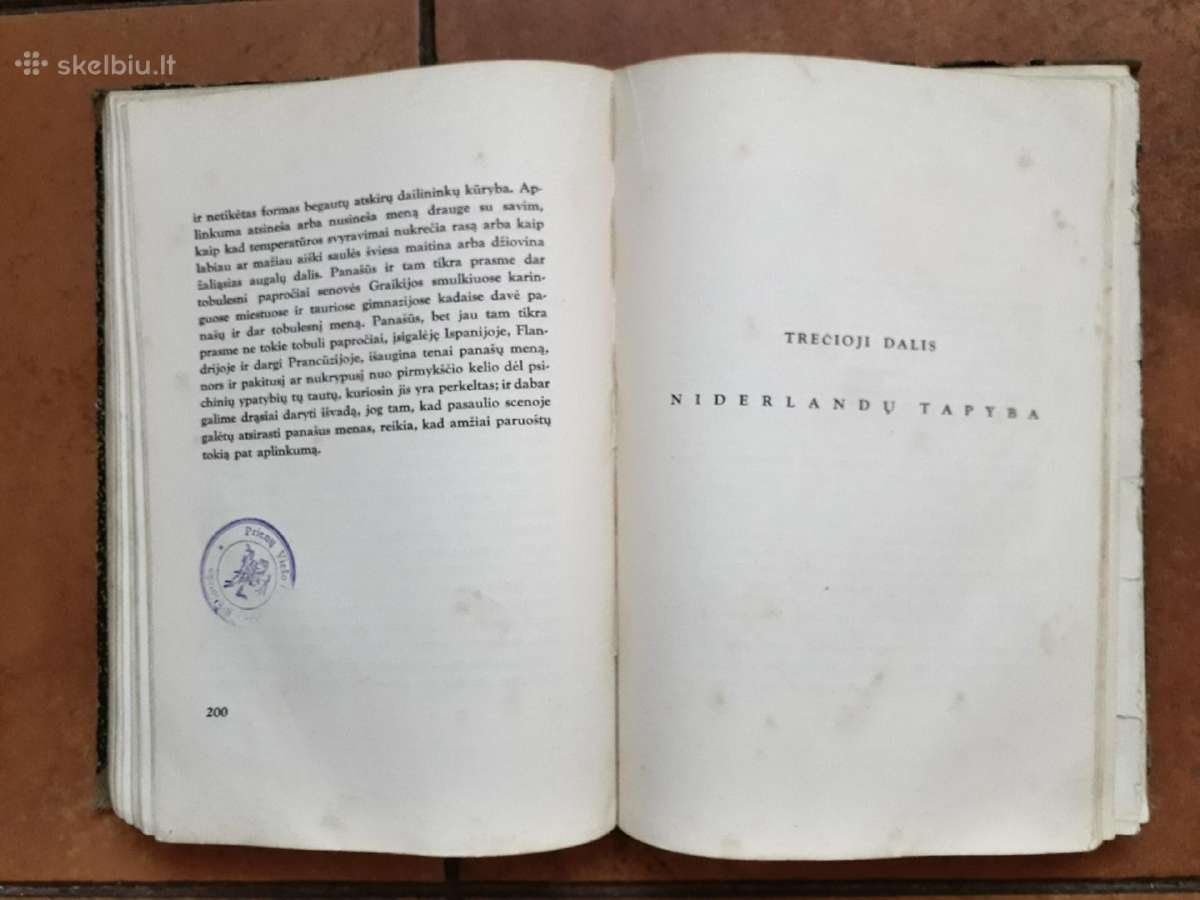 Hippolyte Taine "Meno filosofija" 1 tomas 1938 m. - nuotraukos Nr. 20