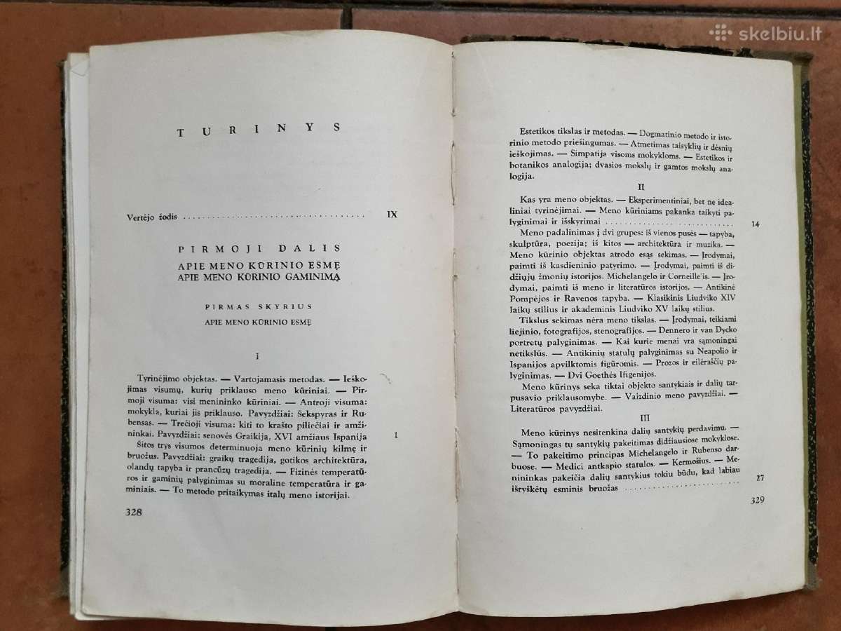 Hippolyte Taine "Meno filosofija" 1 tomas 1938 m. - nuotraukos Nr. 24