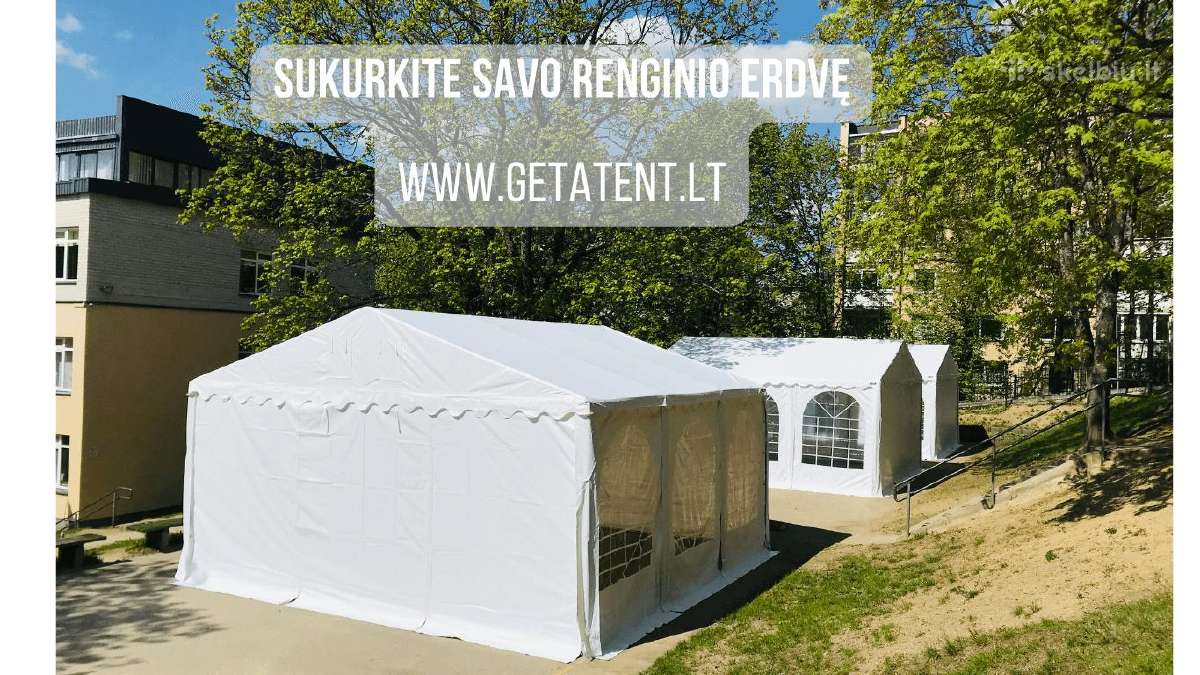 Palapiniu paviljonu pardavimai
