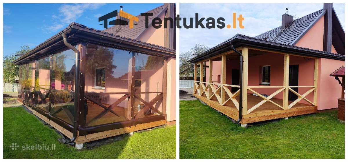 Skaidrūs Tentai pavėsinėms ir terasoms - nuotraukos Nr. 8