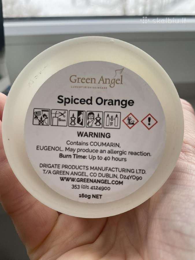 Aromatinė žvakė, 160 g. Spiced Orange kvapas. - nuotraukos Nr. 2