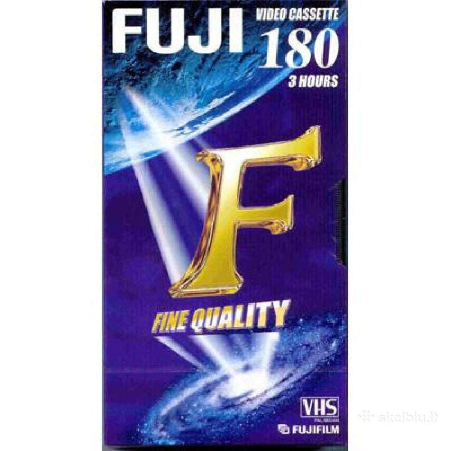 Vhs kasetes Fuji 180