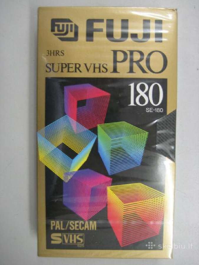 Vhs kasetes Fuji 180 - nuotraukos Nr. 2