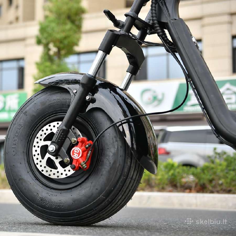 Elektrinis cioperis, motoroleris citycoco offroud - nuotraukos Nr. 11