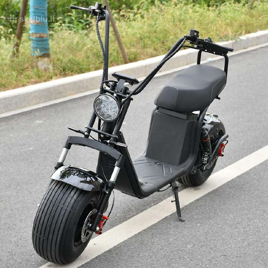 Elektrinis cioperis, motoroleris citycoco offroud - nuotraukos Nr. 7
