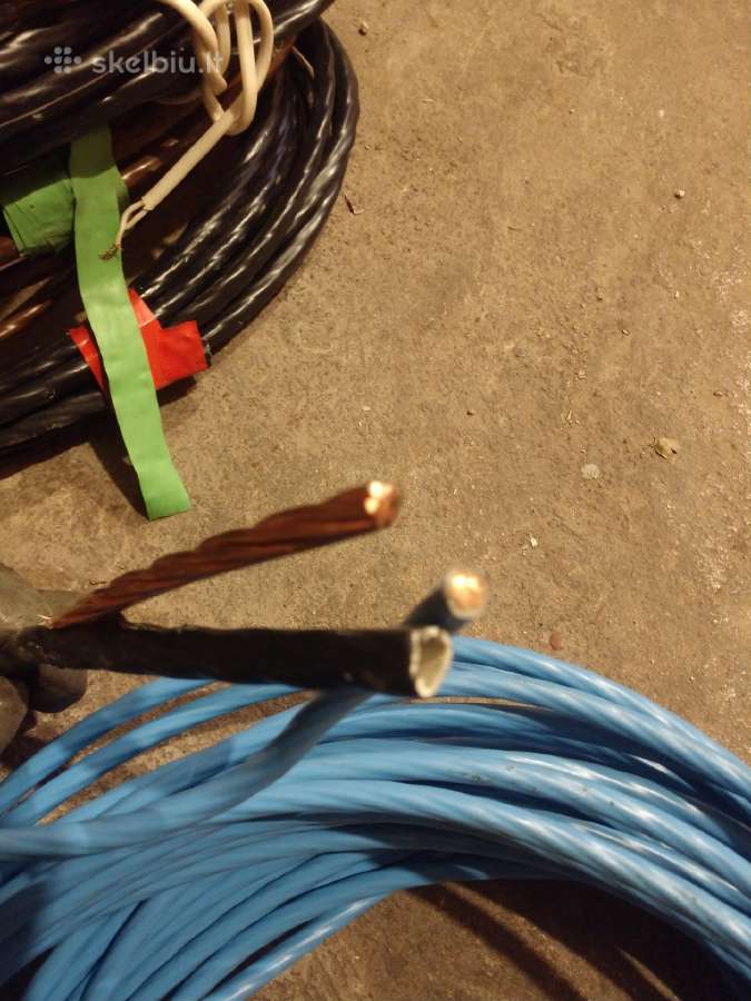 Elektros kabeliai lankstus viengysliai 25m2 16m2 - nuotraukos Nr. 4