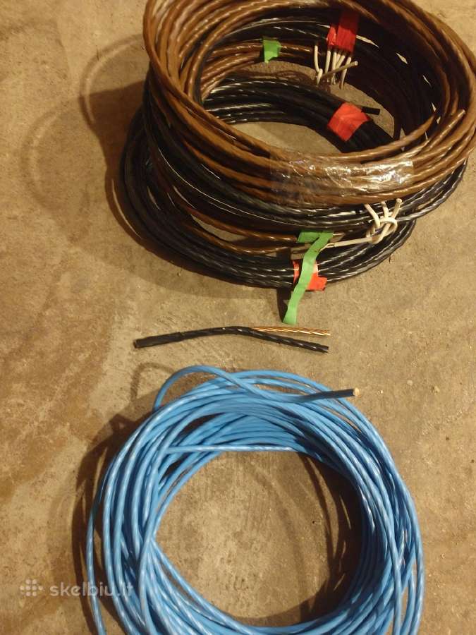 Elektros kabeliai lankstus viengysliai 25m2 16m2 - nuotraukos Nr. 5