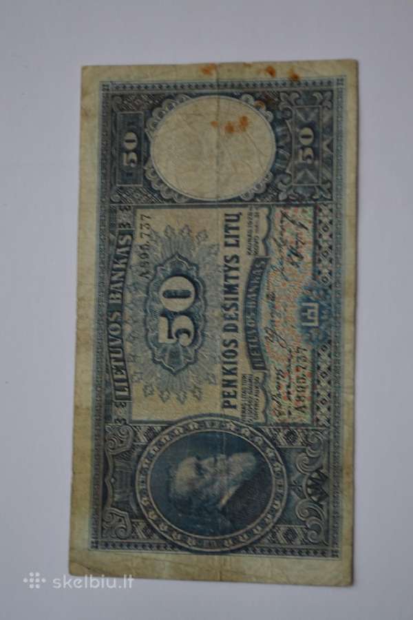 50 litu 1928 m.