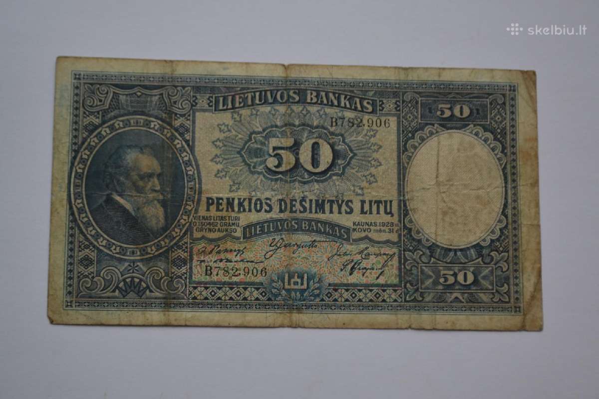 50 litu 1928 m.