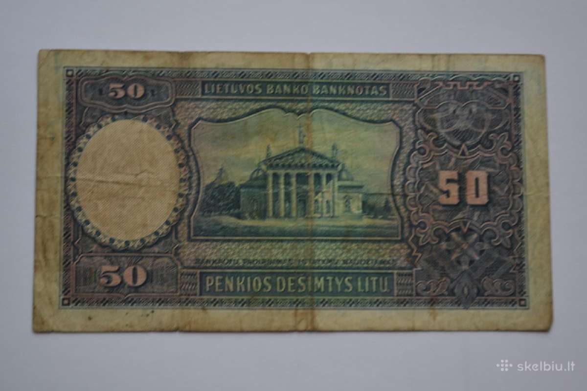 50 litu 1928 m. - nuotraukos Nr. 2