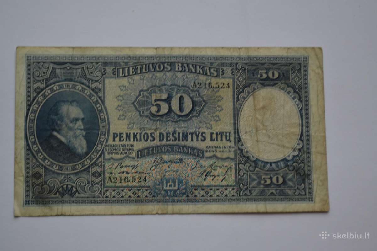 50 litu 1928 m.