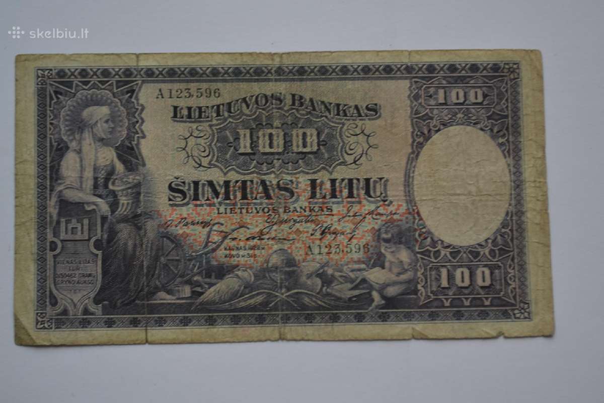100 litu 1928 m.