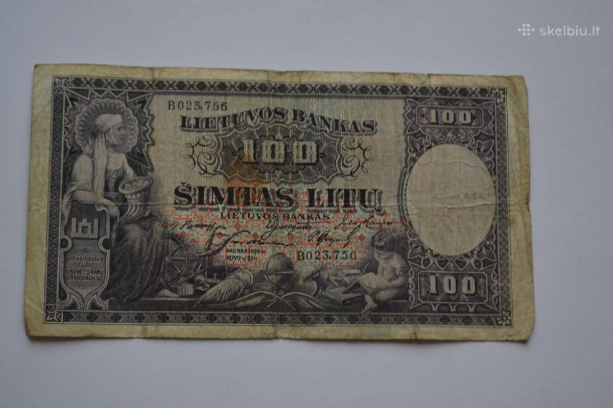 100 litu 1928 m.