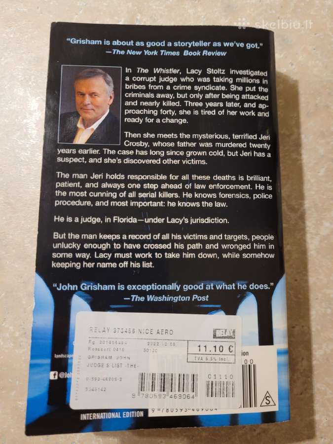 John Grisham "The Judge's List" - nuotraukos Nr. 2