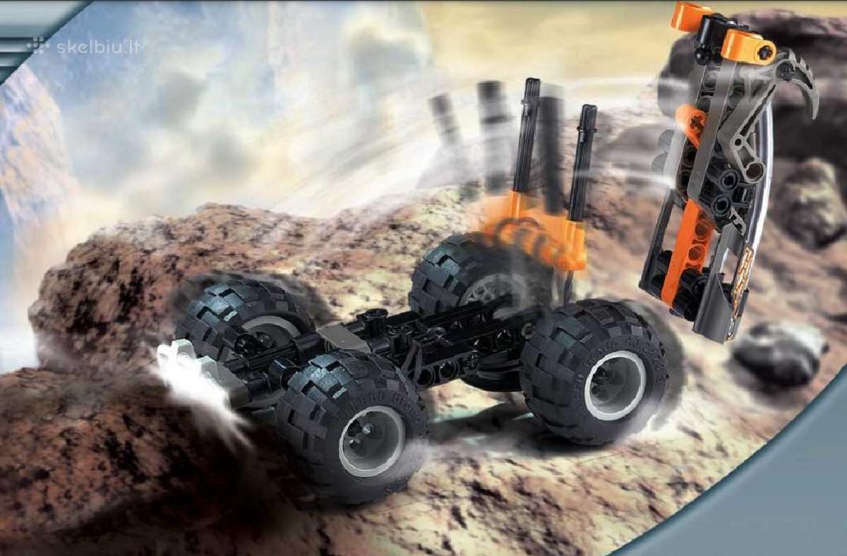 Lego Racers 8468 Power Crusher džipas traiškytojas - nuotraukos Nr. 2