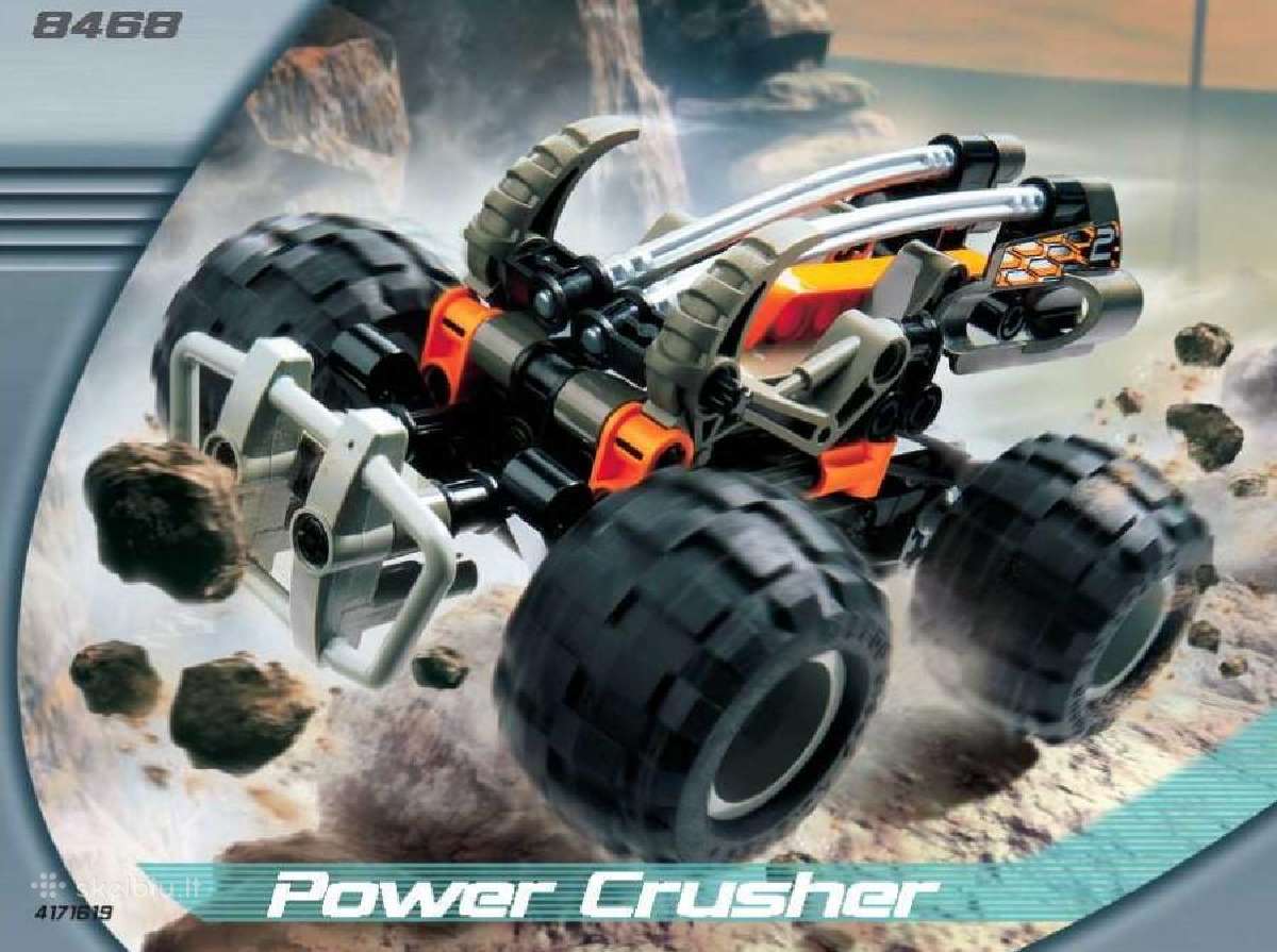 Lego Racers 8468 Power Crusher džipas traiškytojas - nuotraukos Nr. 3