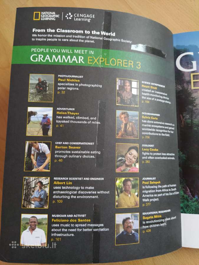 Anglų kalbos vadovėlis Grammar Explorer 3 - nuotraukos Nr. 6