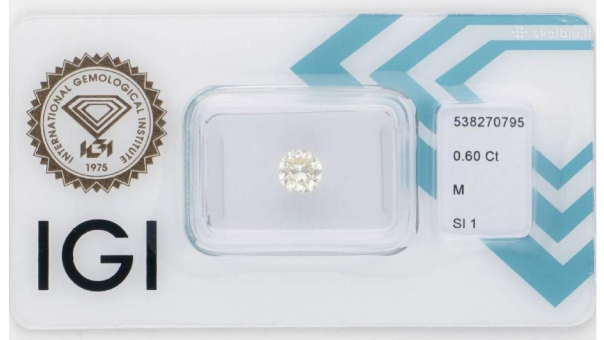 Briliantas natūralus 0.64 ct - nuotraukos Nr. 4