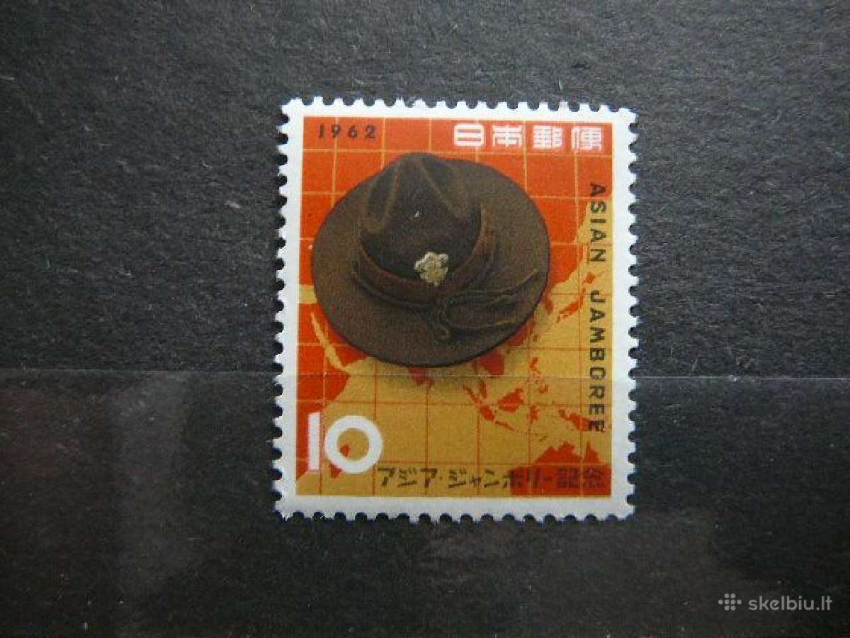 Skautai Skrybele Japonija 1962 jp800s