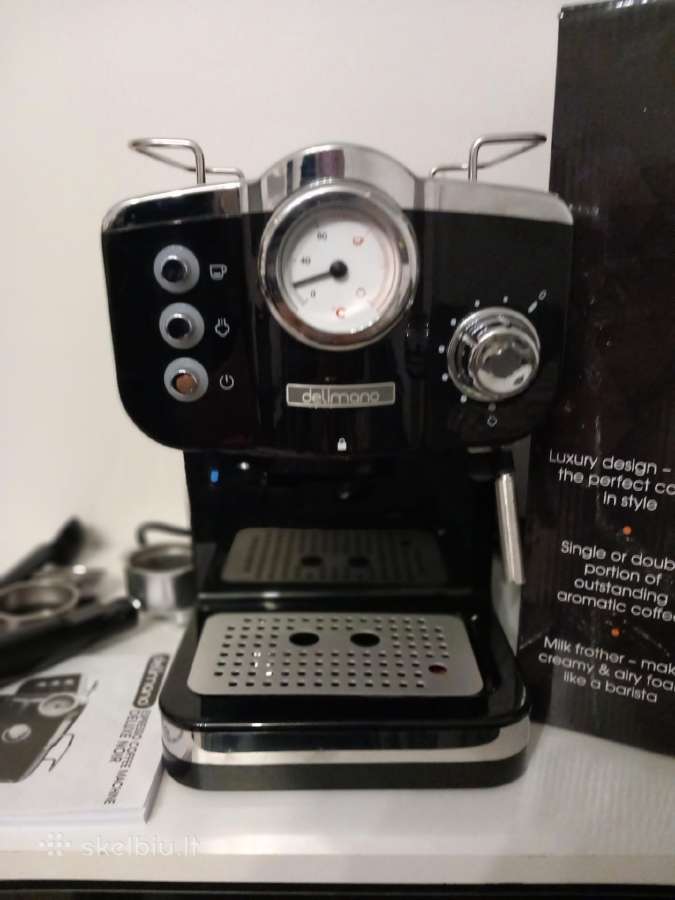 Delimano espresso machine deluxe noir Skelbiu.lt